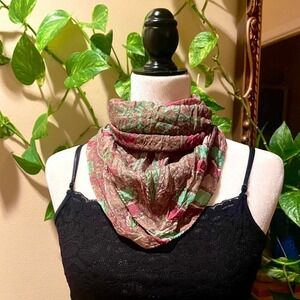 Boho Sheer multipurpose paisley lightweight scarf